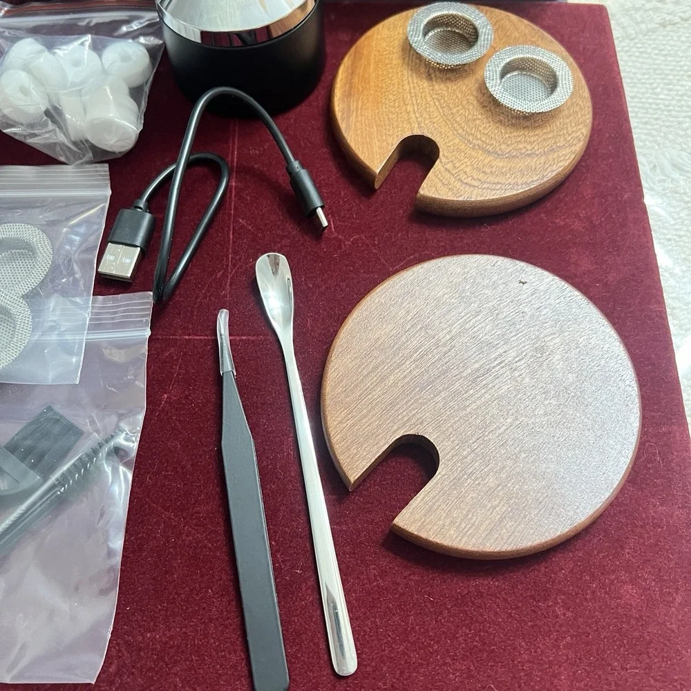 CIKSMO Electric Cocktail Smoker Kit Complete All Canasters Full. For all alcohol